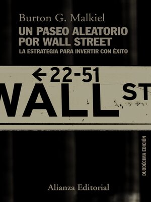 cover image of Un paseo aleatorio por Wall Street
